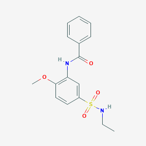 N-{5-[(ethylamino)sulfonyl]-2-methoxyphenyl}benzamide