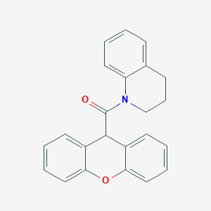 molecular formula C23H19NO2 B439318 1-(9H-xanthen-9-ylcarbonyl)-1,2,3,4-tetrahydroquinoline CAS No. 313393-37-2