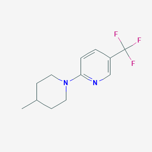 molecular formula C12H15F3N2 B4393204 2-(4-methyl-1-piperidinyl)-5-(trifluoromethyl)pyridine 