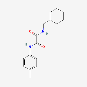 molecular formula C16H22N2O2 B4393252 N-(cyclohexylmethyl)-N'-(4-methylphenyl)ethanediamide 