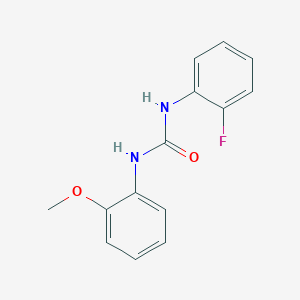 molecular formula C14H13FN2O2 B4393377 N-(2-fluorophenyl)-N'-(2-methoxyphenyl)urea 