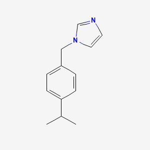 molecular formula C13H16N2 B4393395 1-(4-isopropylbenzyl)-1H-imidazole 