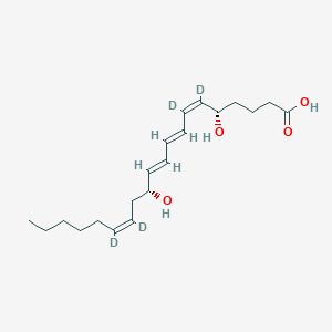 molecular formula C20H28D4O4 B043934 白三烯B4-d4 CAS No. 124629-74-9