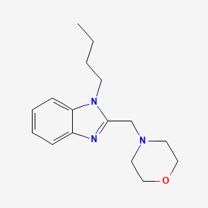 molecular formula C16H23N3O B4393493 1-butyl-2-(4-morpholinylmethyl)-1H-benzimidazole 