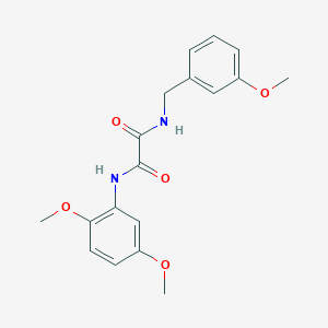 molecular formula C18H20N2O5 B4393613 N-(2,5-dimethoxyphenyl)-N'-(3-methoxybenzyl)ethanediamide 