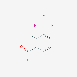 molecular formula C8H3ClF4O B043937 2-Fluoro-3-(trifluoromethyl)benzoyl chloride CAS No. 208173-19-7