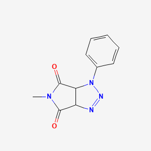 5-methyl-1-phenyl-3a,6a-dihydropyrrolo[3,4-d][1,2,3]triazole-4,6(1H,5H)-dione
