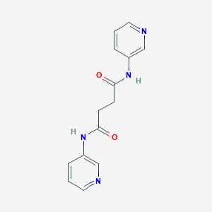 molecular formula C14H14N4O2 B439421 N,N'-bis(pyridin-3-yl)butanediamide CAS No. 39642-62-1
