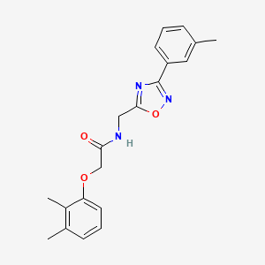 molecular formula C20H21N3O3 B4394269 2-(2,3-dimethylphenoxy)-N-{[3-(3-methylphenyl)-1,2,4-oxadiazol-5-yl]methyl}acetamide 
