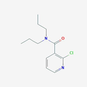 molecular formula C12H17ClN2O B439431 2-chloro-N,N-dipropylnicotinamide CAS No. 353474-24-5