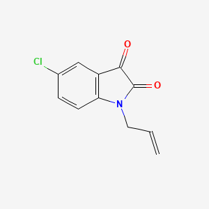 molecular formula C11H8ClNO2 B4394322 1-allyl-5-chloro-1H-indole-2,3-dione 