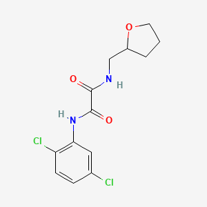 molecular formula C13H14Cl2N2O3 B4394475 N-(2,5-dichlorophenyl)-N'-(tetrahydro-2-furanylmethyl)ethanediamide 