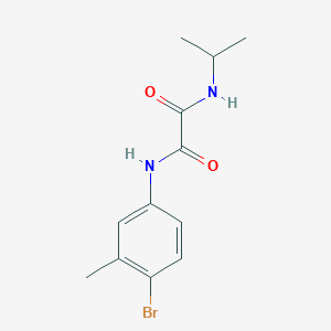 molecular formula C12H15BrN2O2 B4394660 N-(4-bromo-3-methylphenyl)-N'-isopropylethanediamide 