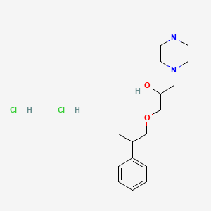 molecular formula C17H30Cl2N2O2 B4394756 1-(4-methyl-1-piperazinyl)-3-(2-phenylpropoxy)-2-propanol dihydrochloride 