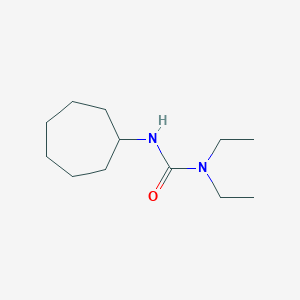 molecular formula C12H24N2O B4394760 N'-cycloheptyl-N,N-diethylurea 