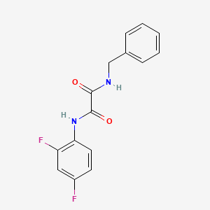N-benzyl-N'-(2,4-difluorophenyl)ethanediamide