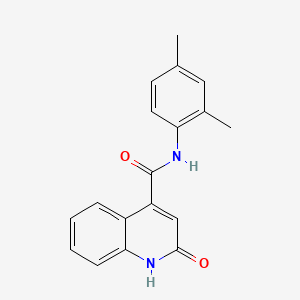 molecular formula C18H16N2O2 B4394815 N-(2,4-dimethylphenyl)-2-hydroxy-4-quinolinecarboxamide CAS No. 171204-23-2