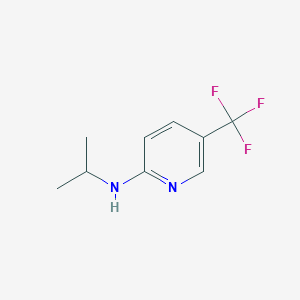 molecular formula C9H11F3N2 B4394870 N-isopropyl-5-(trifluoromethyl)-2-pyridinamine 
