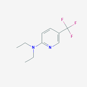 molecular formula C10H13F3N2 B4394891 N,N-diethyl-5-(trifluoromethyl)-2-pyridinamine 
