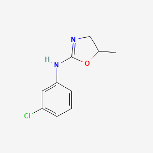 molecular formula C10H11ClN2O B4394898 N-(3-chlorophenyl)-5-methyl-4,5-dihydro-1,3-oxazol-2-amine 