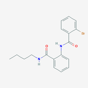 molecular formula C18H19BrN2O2 B4394915 2-bromo-N-{2-[(butylamino)carbonyl]phenyl}benzamide 