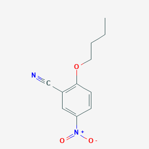 molecular formula C11H12N2O3 B4394955 2-丁氧基-5-硝基苯甲腈 