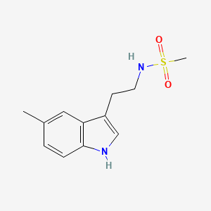 molecular formula C12H16N2O2S B4395096 N-[2-(5-methyl-1H-indol-3-yl)ethyl]methanesulfonamide 