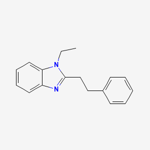 molecular formula C17H18N2 B4395239 1-ethyl-2-(2-phenylethyl)-1H-benzimidazole 