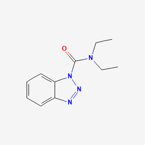 molecular formula C11H14N4O B4395452 N,N-diethyl-1H-1,2,3-benzotriazole-1-carboxamide 