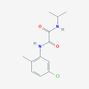 molecular formula C12H15ClN2O2 B4395792 N-(5-chloro-2-methylphenyl)-N'-isopropylethanediamide 