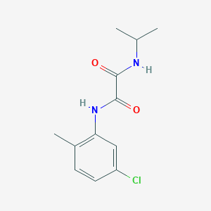 N-(5-chloro-2-methylphenyl)-N'-propan-2-yloxamide