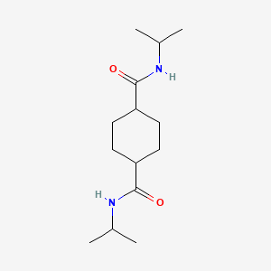molecular formula C14H26N2O2 B4395834 N,N'-diisopropyl-1,4-cyclohexanedicarboxamide 