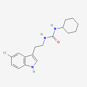 molecular formula C17H22ClN3O B4395890 N-[2-(5-chloro-1H-indol-3-yl)ethyl]-N'-cyclohexylurea 