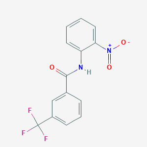 molecular formula C14H9F3N2O3 B4395894 N-(2-nitrophenyl)-3-(trifluoromethyl)benzamide 