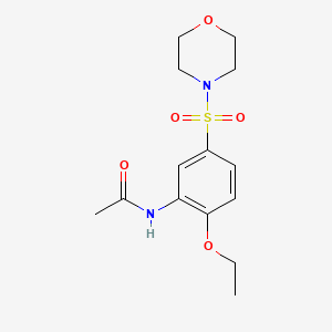 molecular formula C14H20N2O5S B4396041 N-[2-ethoxy-5-(4-morpholinylsulfonyl)phenyl]acetamide 