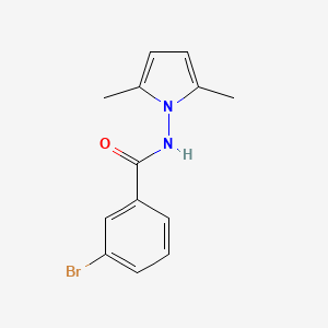 3-bromo-N-(2,5-dimethyl-1H-pyrrol-1-yl)benzamide