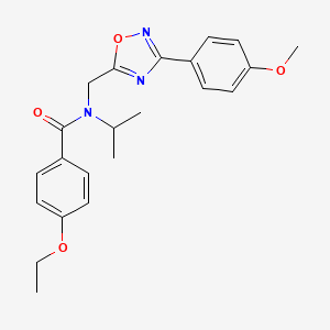 4-ethoxy-N-{[3-(4-methoxyphenyl)-1,2,4-oxadiazol-5-yl]methyl}-N-(propan-2-yl)benzamide