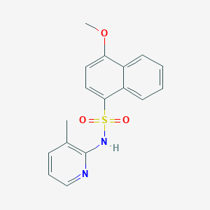 4-methoxy-N-(3-methyl-2-pyridinyl)-1-naphthalenesulfonamide