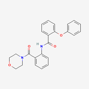 N-[2-(morpholine-4-carbonyl)phenyl]-2-phenoxybenzamide