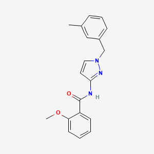 2-METHOXY-N~1~-[1-(3-METHYLBENZYL)-1H-PYRAZOL-3-YL]BENZAMIDE