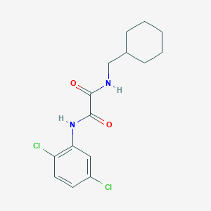 molecular formula C15H18Cl2N2O2 B4396579 N-(cyclohexylmethyl)-N'-(2,5-dichlorophenyl)ethanediamide 