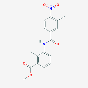 methyl 2-methyl-3-[(3-methyl-4-nitrobenzoyl)amino]benzoate