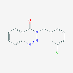 3-(3-chlorobenzyl)-1,2,3-benzotriazin-4(3H)-one