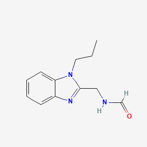 N-[(1-propylbenzimidazol-2-yl)methyl]formamide