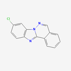 9-chlorobenzimidazo[2,1-a]phthalazine