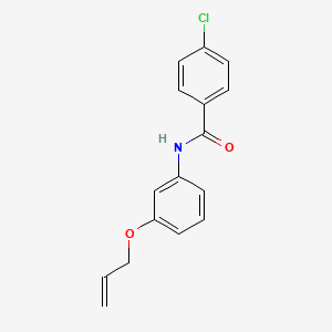 N-[3-(allyloxy)phenyl]-4-chlorobenzamide