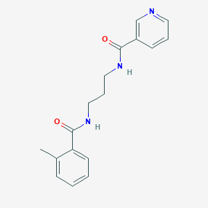 N-{3-[(2-methylbenzoyl)amino]propyl}nicotinamide