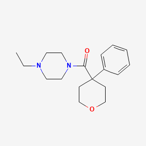 (4-Ethylpiperazino)(4-phenyltetrahydro-2H-pyran-4-YL)methanone