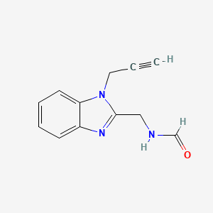 {[1-(2-propyn-1-yl)-1H-benzimidazol-2-yl]methyl}formamide