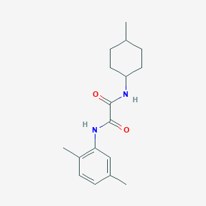 N'-(2,5-dimethylphenyl)-N-(4-methylcyclohexyl)oxamide